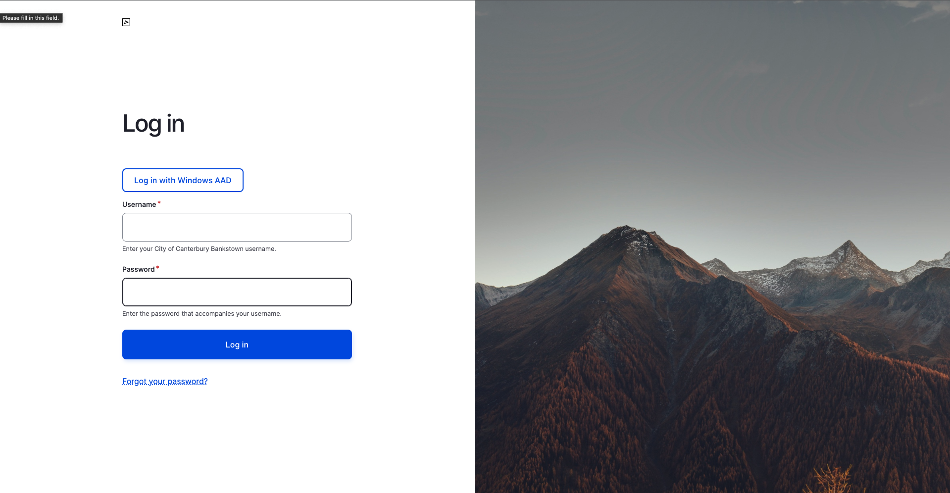 Login Page