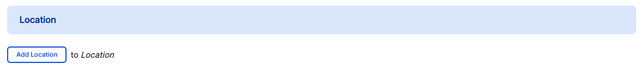 Place Location field